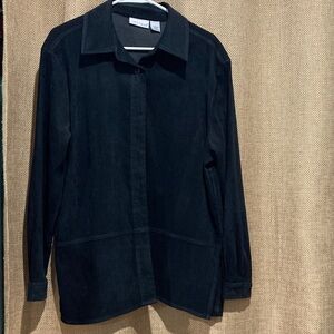 Croft & Barrow Men's Black Shirt Jacket